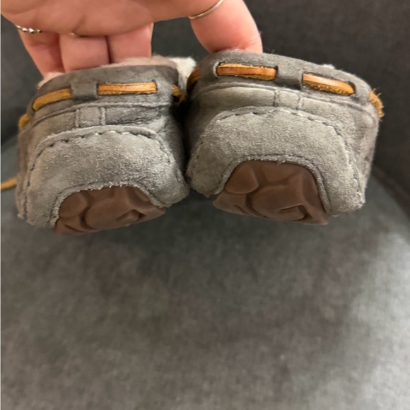 UGG Gray and Tan Women's Slippers - Picture 3 of 5